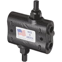 Prince DRV-2HH Double Relief Valve, Differential Poppet, Cast Iron, 3000 psi, 30 gpm, 3/4" NPTF