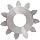 Boston Gear Spur Gear, 14.5 Pressure Angle, Steel, Inch, 4 Pitch