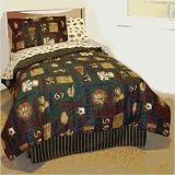 TexStyle BS-1016-20MULT Vintage Sport Bedding Set - Full Size