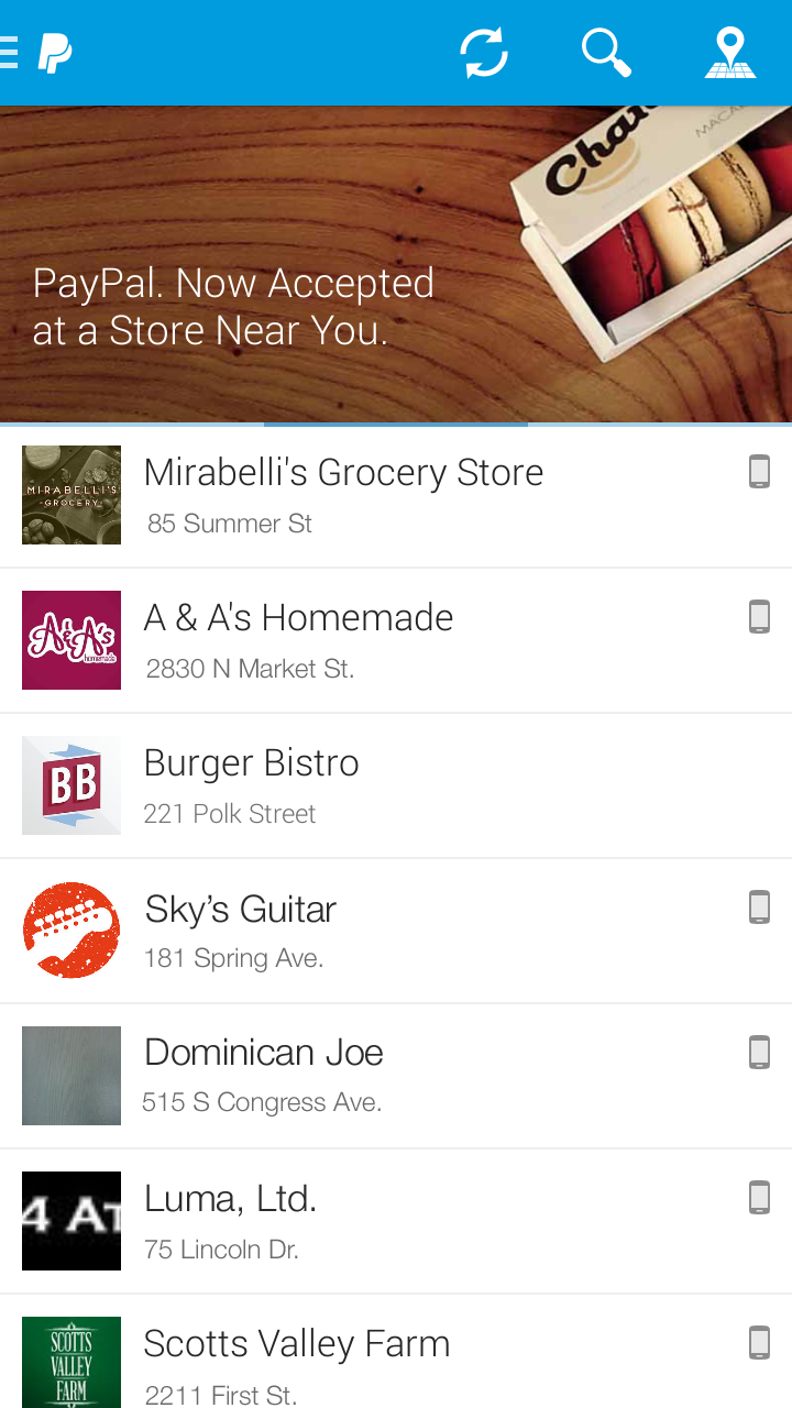 PayPal Appstore for Android
