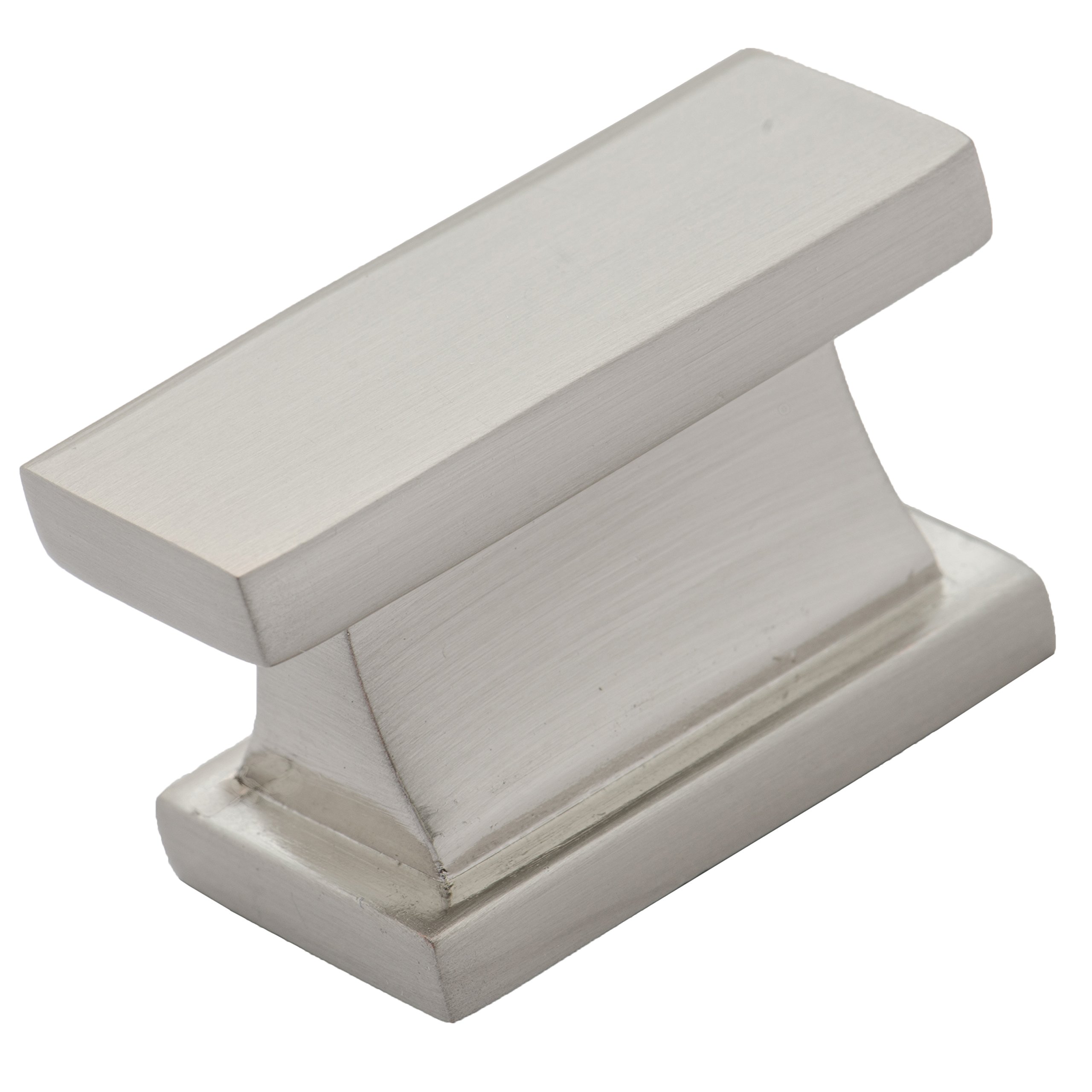 Brushed Nickel Knob By Southern Hills Rectangle Satin Nickel