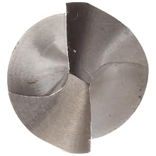 Precision Twist R40 High Speed Steel Short Length Drill Bit, Uncoated (Bright) Finish, Round Shank, Spiral Flute, 118 Degree Point Angle