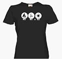 SEA SEX & SUN surfen spass und sonne Girlie-Shirt S-L