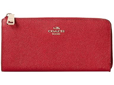 coach wallets red