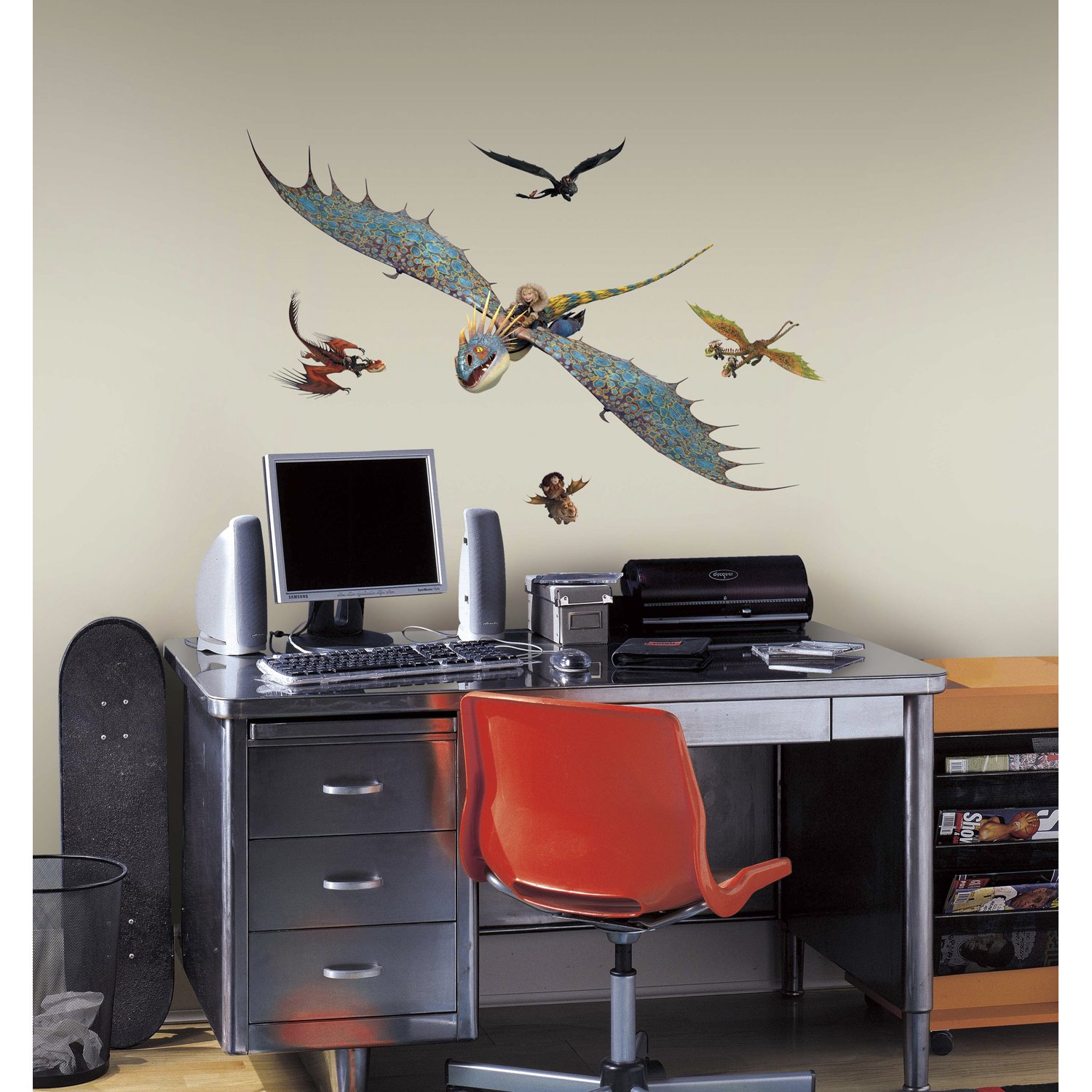 Beautiful Dragon Wall Decals Easy To Apply and Remove