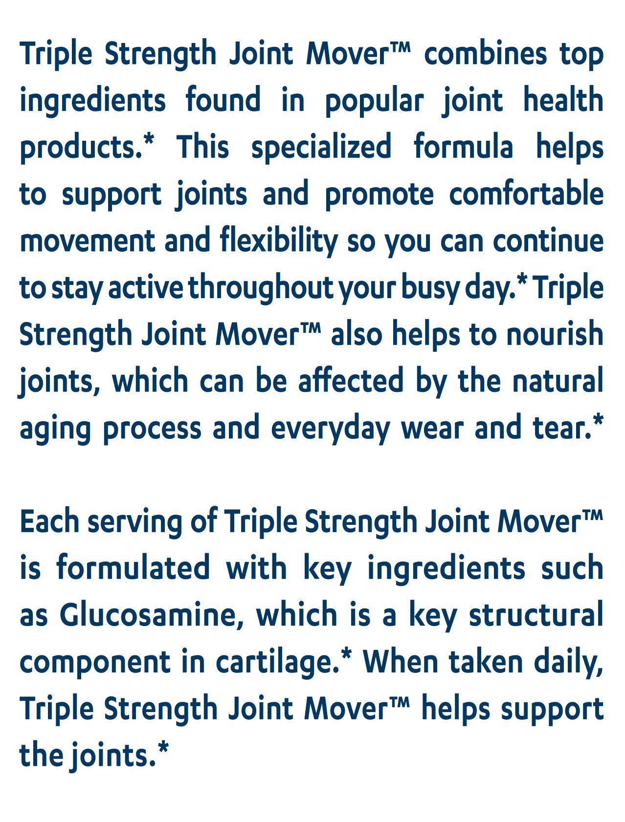 Vitamin World Advanced Triple Strength Joint Mover ®, 270 Caplets 재팬박스