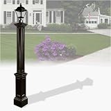 Signature Lamp Post with Mount - Black by Mayne