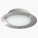 1 Lamp Steel Small Bathroom Ceiling Light - Energy Saving