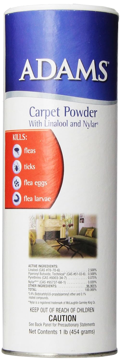 Amazon.com : Adams Flea Control Carpet Powder (16 oz) : Pest ...
