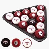 Indiana Hoosiers College Logo Pool Balls Set