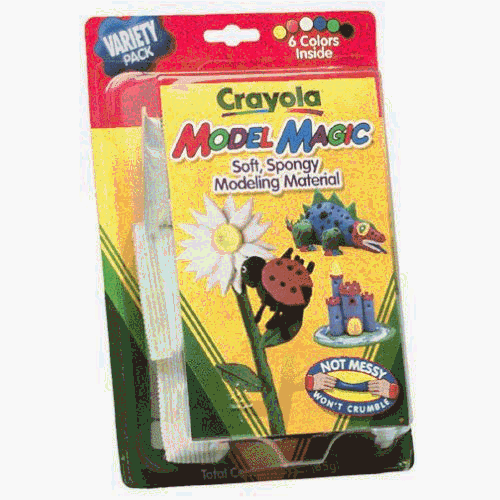 Childrens Toyshop  Toys : Crayola Model Magic Single Pack Assortments Primary Colors
