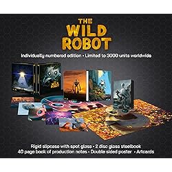 Wild Robot All-Region UHD Steelbook [Blu-ray]