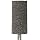 Norton NorZon Resin Bond Abrasive Mounted Point, Zirconia Alumina, W208 Shape, 1/4" Spindle Diameter, 3/4" Diameter x 2" Thickness, Grit 24 (Pack of 5)