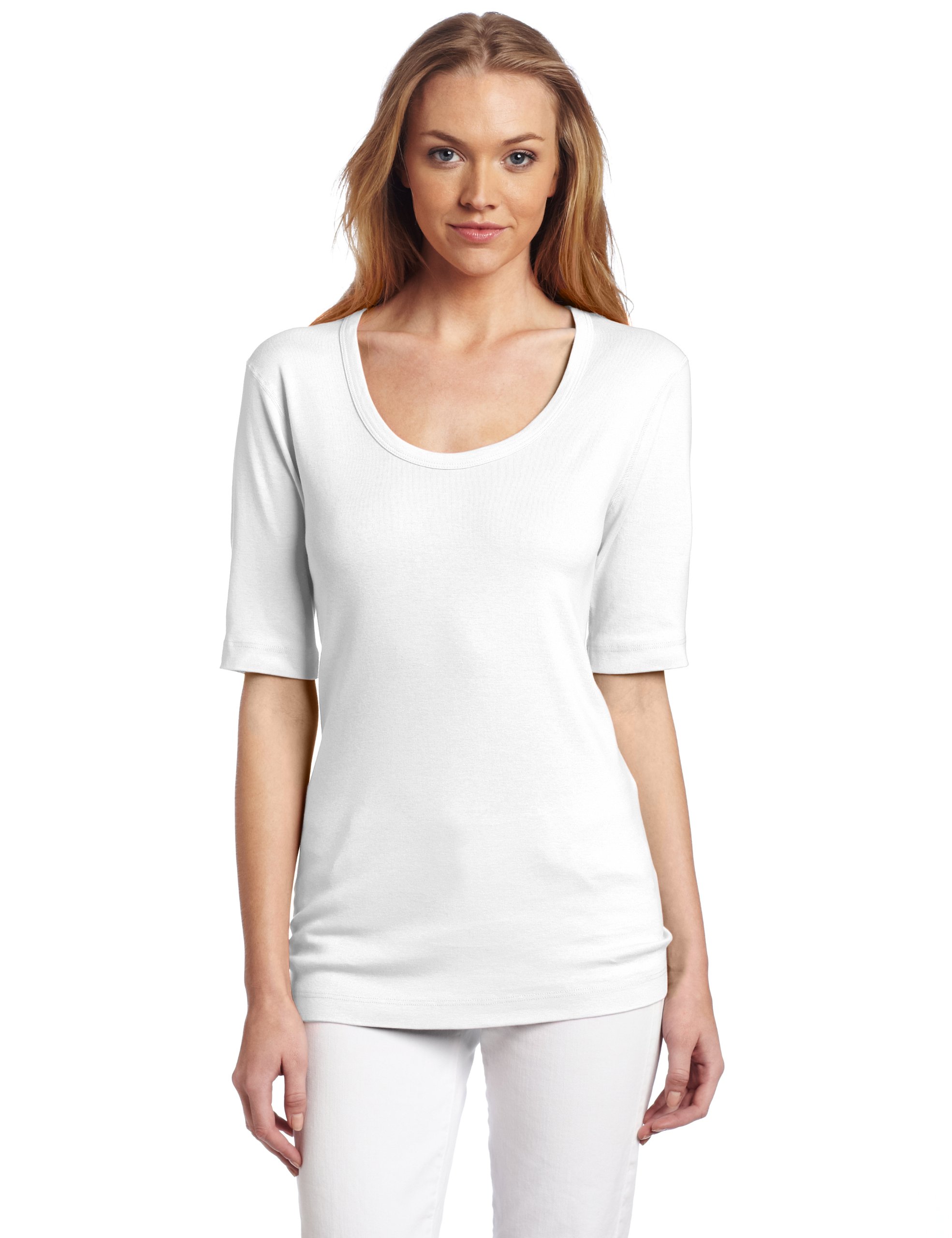 Red Dot Women's 1/2 Sleeve Scoop Neck Top