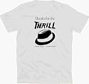 THANKS FOR THE THRILL michael jackson T