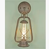 Miners Wrought Iron Wall Light
