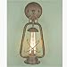 Miners Wrought Iron Wall Light
