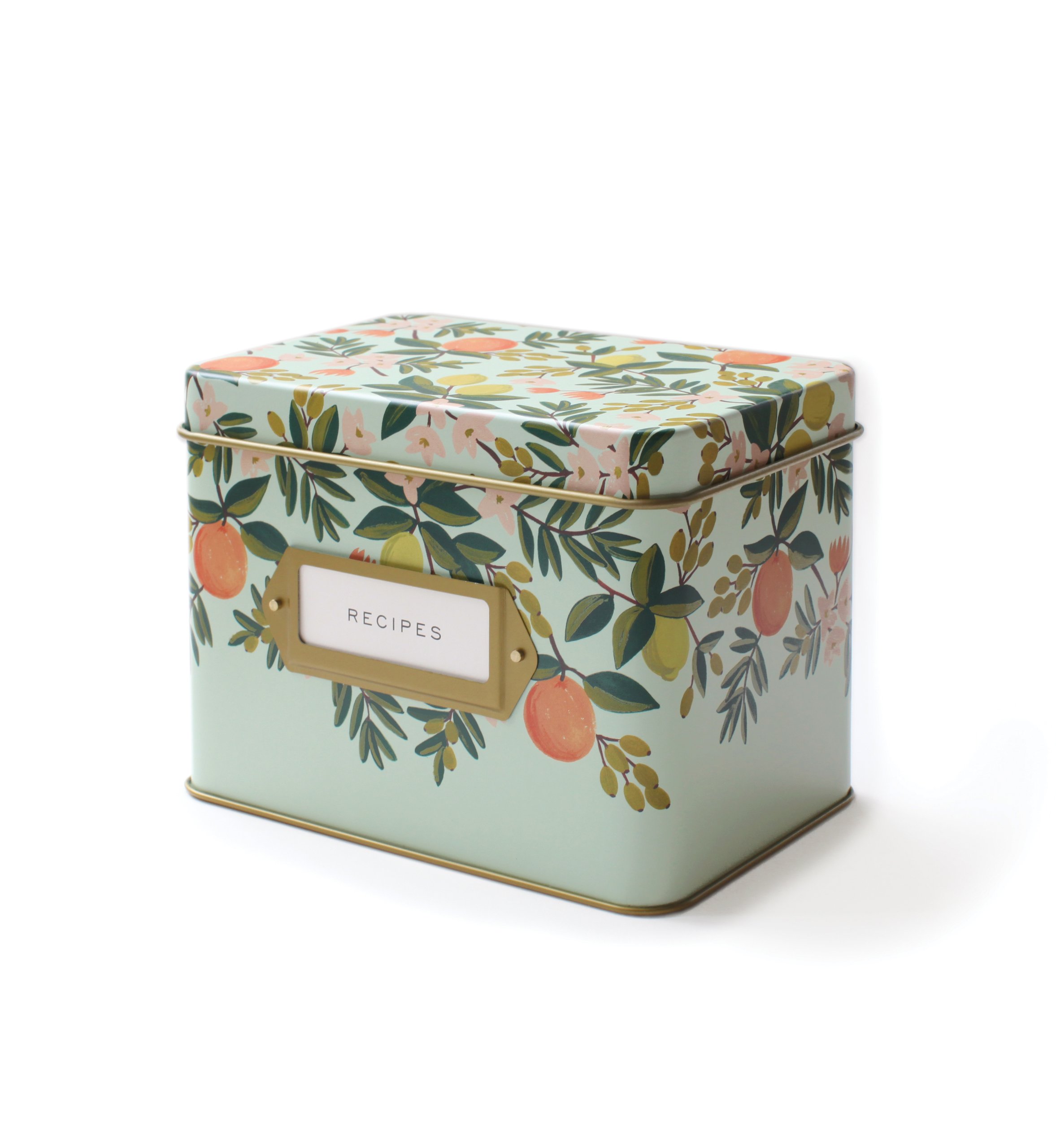 Rifle Paper Co. Recipe Box Citrus Floral