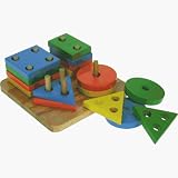 Review Bigjigs Toys Ltd  / Colourful Wooden Four Shape Sorter - Baby Bigjigs