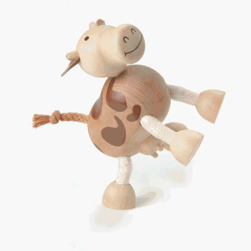 Childrens Toyshop  Toys : Wooden Anamalz - Cow