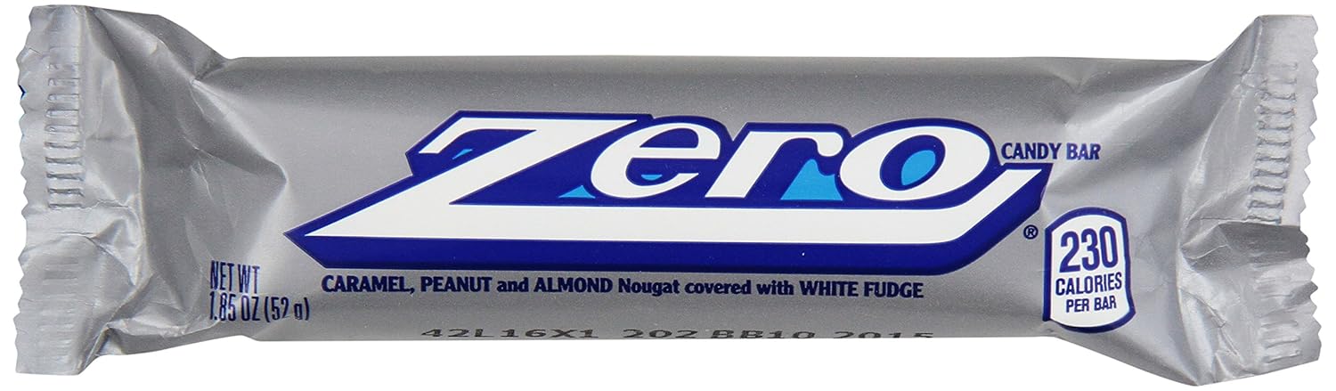 Amazon.com : Zero Candy Bar, 1.85-Ounce Packages (Pack of 24 ...