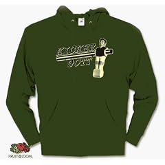 Kickergott kickern tischfu�ball disco Kapuzen-Sweat-Shirt S-XXL