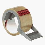 3M 3651-C Box Sealing Tape (Pack of 6)