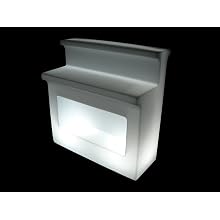 Fortune TSL-80W Table Skirt 80 LED Light, 11-1/2" Diameter x 6" Height, White