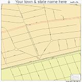 Huge Street & Road Map of Bellerose, New York NY - Printed
poster size wall atlas of your home town
