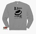 LEGENDS NEVER DIE michael jackson Sweat Grey S