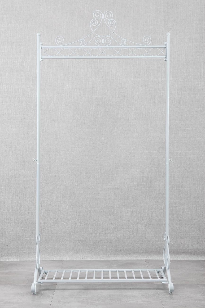 Chic and Sturdy Garment Rack Clothing Racks with Bottom Shelf for