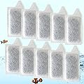 NewKe 10 Pack Small Replacement Cartridges for Tetra Whisper Small Fish Tanks Filter