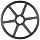 Martin V-Belt Drive Sheave, A/B Belt Section, 1 Groove, Class 30 Gray Cast Iron