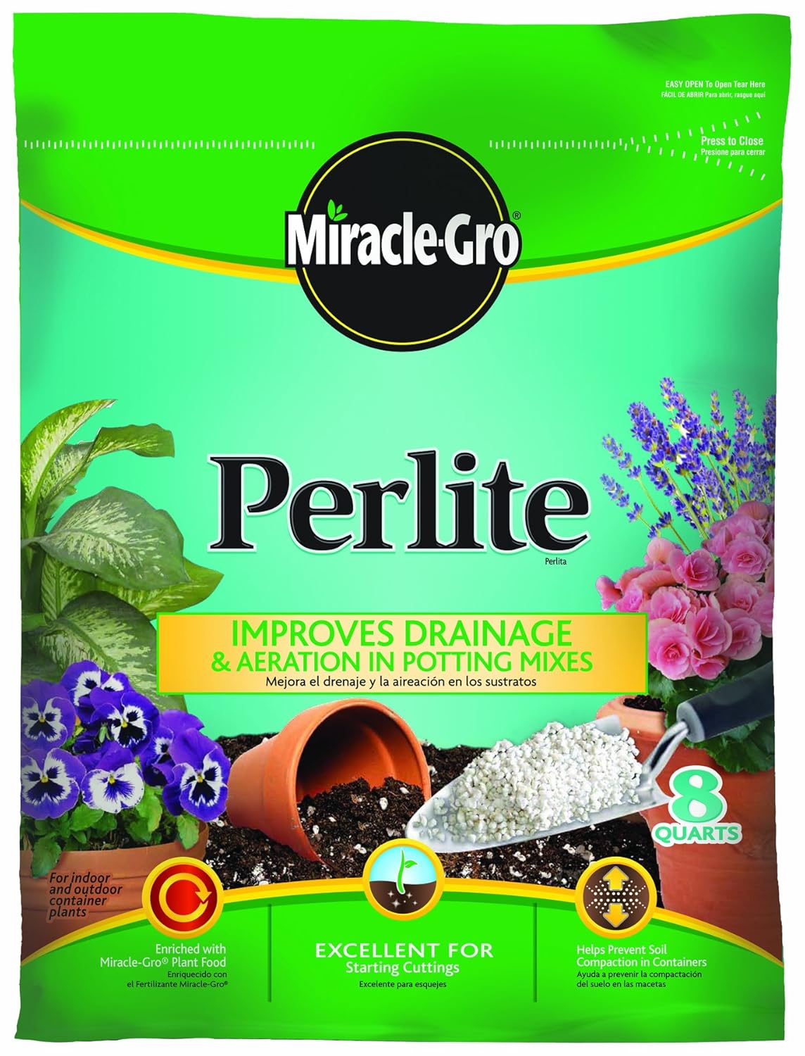 Perlite Improves Drainage Aeration In Potting Mixes Plant Food Help