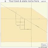 81P19uSelOL. SL160  Street & Road Map of Plover, Iowa IA – Printed poster size wall atlas of your home town