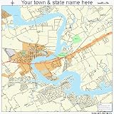Huge Street & Road Map of Granbury, Texas TX - Printed poster
size wall atlas of your home town