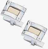 Dolan Bullock Monaco Collection Sterling Silver & 14kt Gold Cuff Links