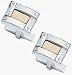 Dolan Bullock Monaco Collection Sterling Silver & 14kt Gold Cuff Links
