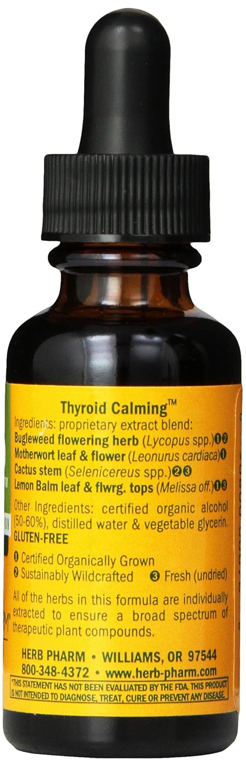 Amazon.com: Herb Pharm Thyroid Calming Herbal Formula for ... Amazon.com: Herb Pharm Thyroid Calming Herbal Formula for ...