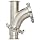 Dixon B45BY-R200 Stainless Steel 316L Sanitary Ball Check Valve, 2" Tube OD Quick Clamp
