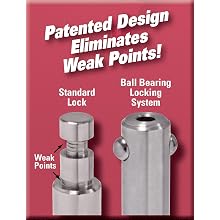 Reese Towpower 7030400 Professional 5/8" Chrome Bent Pin Style Receiver Lock