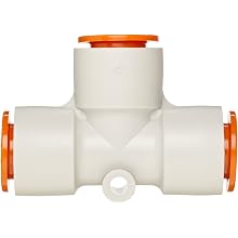 SMC KQ2T-00 PBT One-Touch Tube Fitting, Tee, Tube OD
