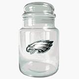 Philadelphia Eagles NFL 31oz Glass Candy Jar - Primary Logo
