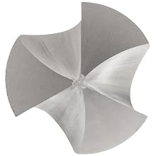 Magafor 432 Series Cobalt Steel Single-End Countersink, Uncoated (Bright) Finish, 3 Flutes, 60 Degrees, Round Shank