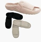 Microfiber Suede Spa Slides / Open Toe Slippers by Dearfoams