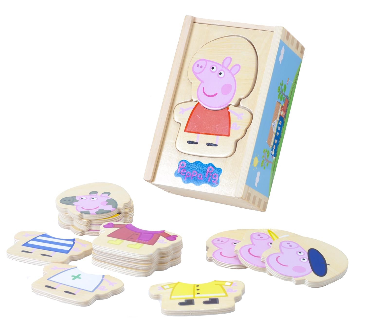 Peppa Pig Wooden Dress Up Peppa Peppa Pig Amazon.co.uk Toys & Games Pig crafts, Peppa pig