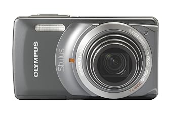 Olympus Stylus 7010 12MP Digital Camera with 7x Dual Image Stabilized Zoom and 2.7 inch LCD (Grey)