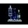 Fortune Products LB-513w Rectangle Light Base with White LED's, 13" Length x 5" Width x 1-1/4" Height