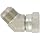 EATON Aeroquip 2070-16-16S 45 Degree Swivel Nut Elbow, JIC 37° End Types, Carbon Steel, 1 JIC(f) x 1 JIC(m) End Size, 1" Tube OD
