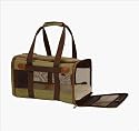Sherpa Pet Group 55532 Original Deluxe Pet Carrier - Small - Olive Green With Tan Trim